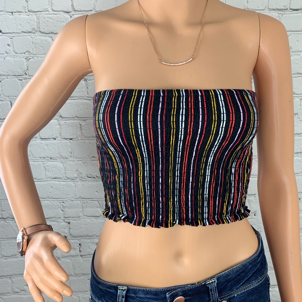 🌸2/$30🌸NWT Striped Express Cropped Tube Top
